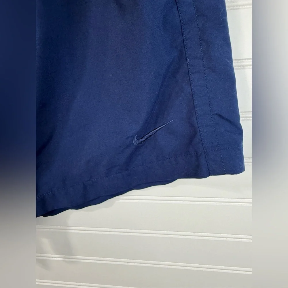 Nike men’s vintage 90’s dark blue navy‎ nylon shorts. Size XL